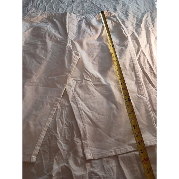 d&co. Capri Pants Size XLT White Elastic Waist - Picture 5 of 9